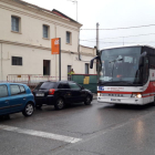 Imagen de archivo un bus en Balaguer para ir a La Pobla. 
