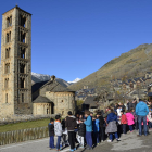 Veïns de la Vall de Boí en la celebració a Taüll de l’aniversari de la declaració de Patrimoni el 2016.