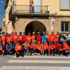 Cicloturistes dels clubs de Castelldans, Juneda i Terraferma.