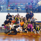 El Club Futbol Sala Alfarràs, campió de les lligues escolars infantil i benjamina