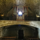 El arco del coro de Sant Llorenç, reparado tras unas obras de urgencia
