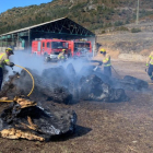 Sufoquen un incendi en una explotació a Bellver de Cerdanya