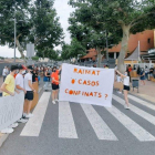 Vecinos de Raimat protestan contra el confinamiento del núcleo, con cero casos de covid