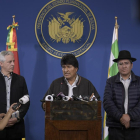 El president bolivià, Evo Morales, va anunciar ahir la dimissió i la convocatòria d’eleccions.