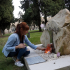 Espacio dedicado al duelo perinatal en el cementerio de Tàrrega. 