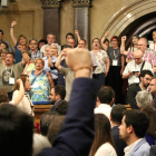 Imagen de archivo de la sesión del Parlament que aprobó en 2017 la anulación de los juicios franquistas. 