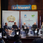 La presentación de La Marató ayer, en el Teatre Casino Aliança.