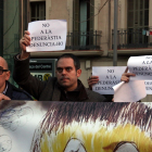 Manifestación contra los casos de pederastia en Maristes. 