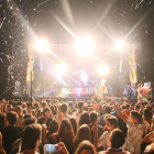 Imagen de archivo de un concierto en Torregrossa que ahora no podría celebrarse sin distancia social. 