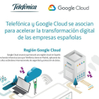 Google tanca un acord amb Telefónica per oferir nous serveis relacionats amb el 5G i l'ús del núvol