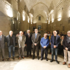 La Sala Gran de la Canonja de la Seu Vella acogió ayer el acto de conmemoración de la caída de Lleida.