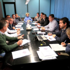 Una imatge de la reunió de la comissió de l'Horta.