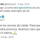 LaSexta se disculpa con los leridanos por la playa de Lleida