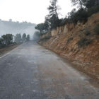 La carretera va quedar totalment neta a primera hora de la tarda.