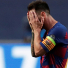 Messi en plena depressió postpartit.