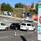 Un cartell de la zona de baixes emissions de Barcelona.