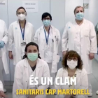 Els sanitaris també són protagonistes al vídeo que va llançar ahir el club a les xarxes socials.