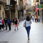 L'Eix Comercial de Lleida aquest dimecres.