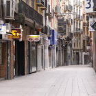 El carrer Sant Antoni de l'Eix Comercial de Lleida.