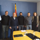El conseller El Homrani amb els representants de la FCAC.