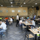 Un restaurant de Torrefarrera, que va recuperar dimecres els aforaments a l’interior.