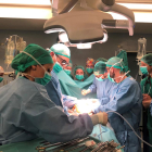 Imatge d'una extracció multiorgànica d'un pacient de l'Hospital Arnau de Vilanova de Lleida que va donar els òrgans.