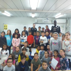 Chapela i Diene van visitar ahir l’Escola Pinyana.