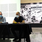 El director del museo, Jesús Navarro, y el concejal de Cultura, Jaume Rutllant, presentaron las obras.