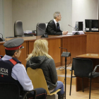La acusada, en el juicio celebrado en la Audiencia de Lleida. 