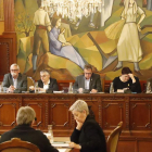 Una imagen del pleno de la Diputación de Lleida de este jueves, 16 de enero.