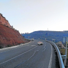 Una allau de roques talla més de dos hores la carretera de Castelldans