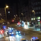 Imatge d’un control ahir a l’avinguda Catalunya.