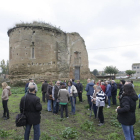 Una visita guiada ‘reivindicativa’ a los restos del monasterio de Sant Ruf, en noviembre de 2016.