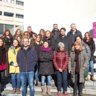 Imagen de archivo de los profesionales que forman parte de programa de Lleida. 