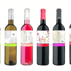 Seis de los ocho vinos que han sido reconocidos.