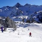 Imatge d’esquiadors a Baqueira el cap de setmana passat.