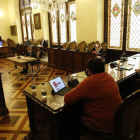 El pleno de la Diputación de Lleida de este jueves.