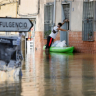 Un dels carrers d’Alacant que encara continuen negats.