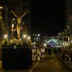 Procesión del Sant Enterrament, el año pasado en Lleida. 