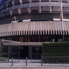 Exterior de la seu del Tribunal Constitucional, a Madrid.