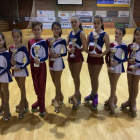 Ocho podios del Lleida Patinatge en Iniciación