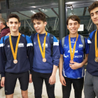 Dos medalles per al Lleida UA al Català sub-16 de pista coberta