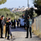 Guardias civiles, protección civil y bomberos participaron en las tareas de búsqueda de los menores.