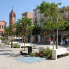 La reformada plaza de Manuel Bertrand. 