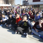 Un esmorzar de protesta contra el nou decret de menjadors.