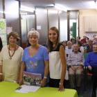 Un momento de la presentación de los actos del Día Mundial del Alzheimer, ayer en Lleida. 
