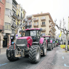 Els tractors, abans dels Tres Tombs de Balaguer.