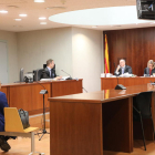 El acusado ayer en el juicio celebrado en la Audiencia de Lleida. 