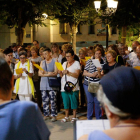 Más de 200 personas se reunieron en Mollerussa para cantar por la libertad de los soberanistas presos.