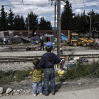La situación en los campos de refugiados griegos es insostenible. 